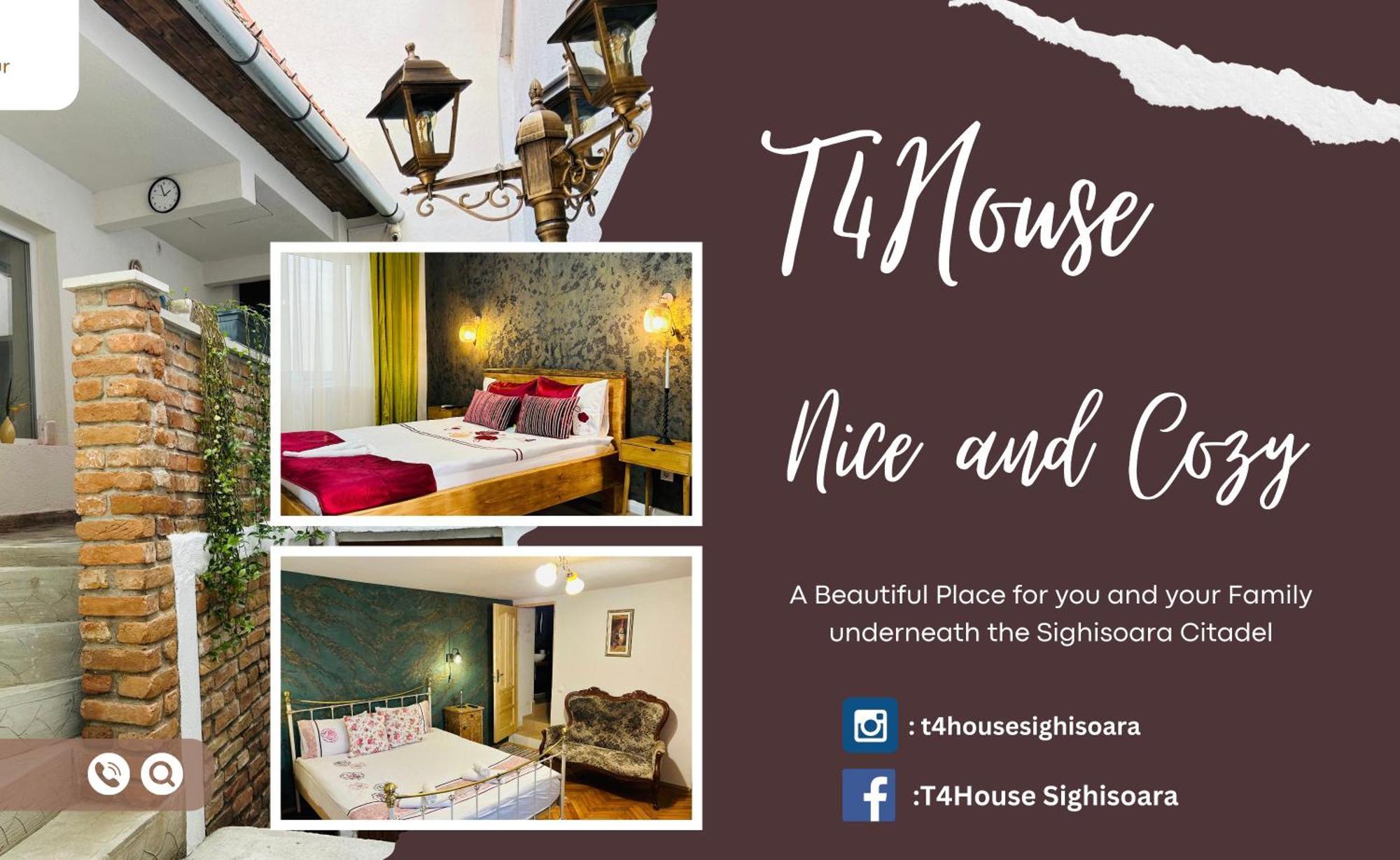 Апартаменты T4House Сигишоара Экстерьер фото